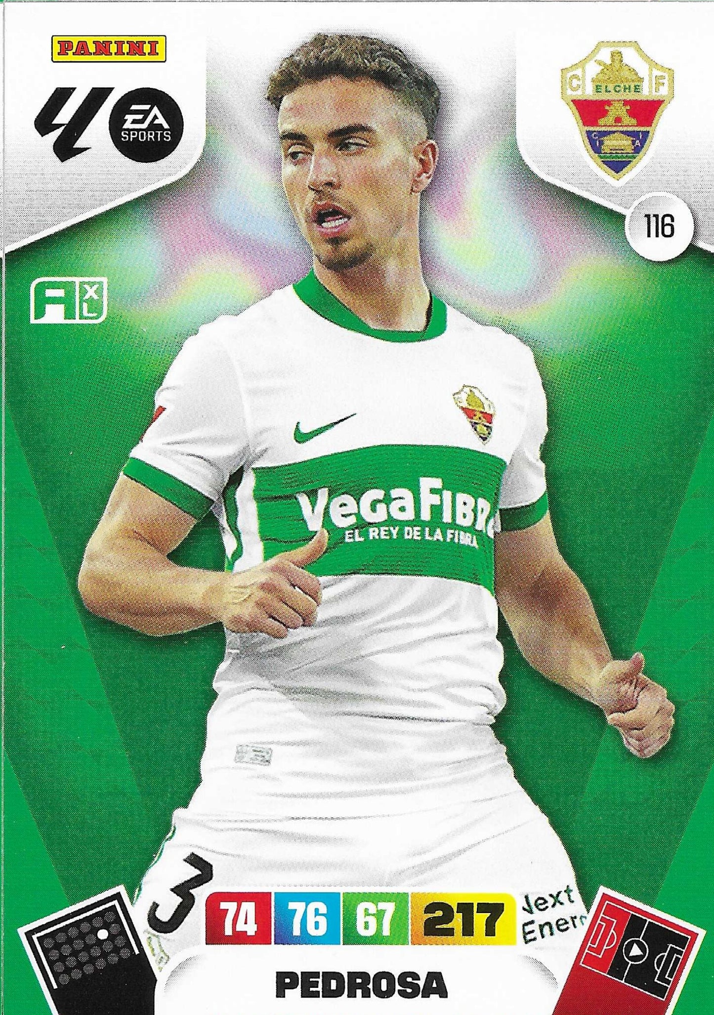 Pedrosa Básica (116) - Adrenalyn XL LaLiga 2025/2026