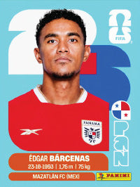 Édgar Bárcenas Panamá (PAN14) - Sticker World Cup 2026