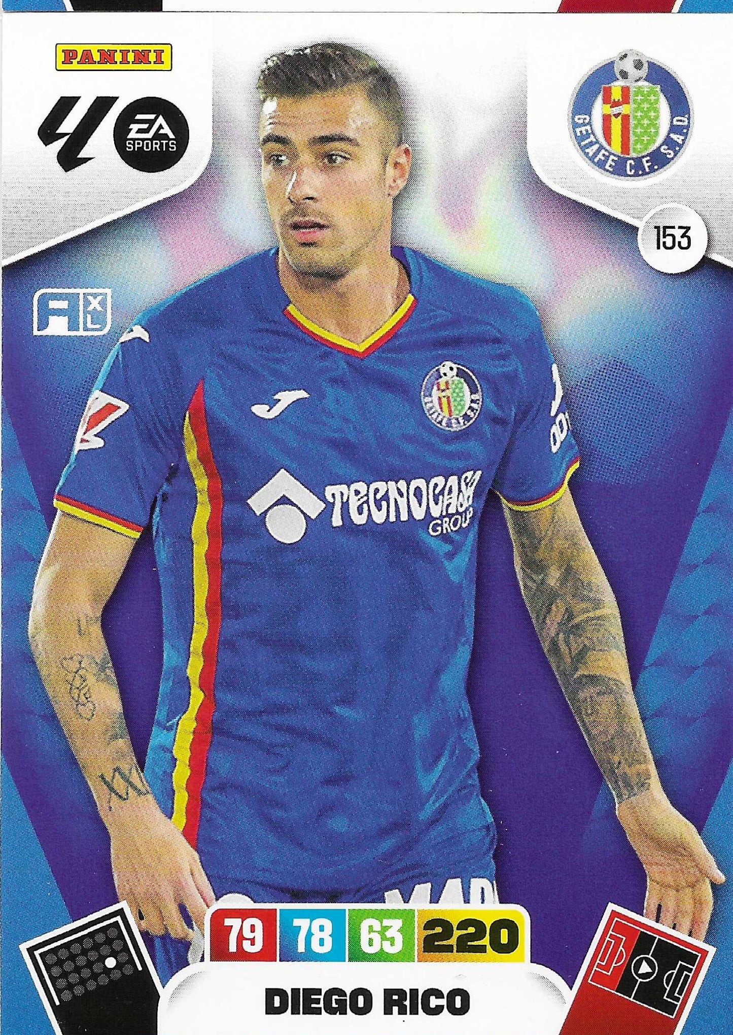Diego Rico Básica (153) - Adrenalyn XL LaLiga 2025/2026