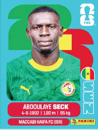 Abdoulaye Seck Senegal (SEN5) - Sticker World Cup 2026