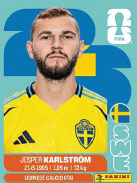 Jesper Karlström Suecia (SWE10) - Sticker World Cup 2026
