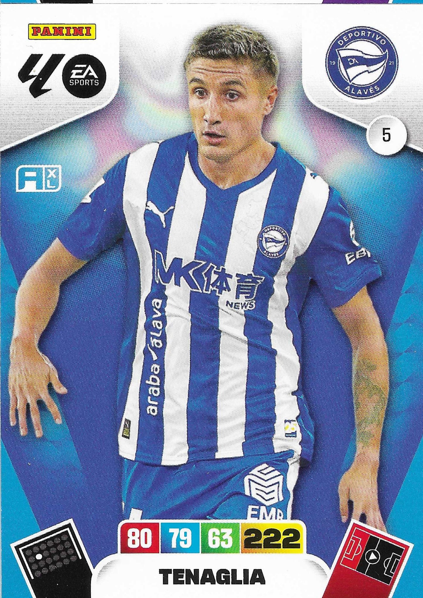 Tenaglia Básica (5) - Adrenalyn XL LaLiga 2025/2026