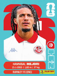 Hannibal Mejbri Túnez (TUN14) - Sticker World Cup 2026