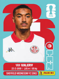 Van Valery Túnez (TUN4) - Sticker World Cup 2026