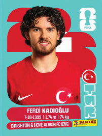 Ferdi Kadıoğlu Turquía (TUR8) - Sticker World Cup 2026