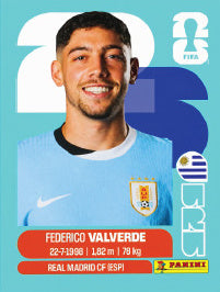 Federico Valverde Uruguay (URU10) - Sticker World Cup 2026