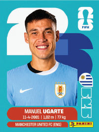Manuel Ugarte Uruguay (URU14) - Sticker World Cup 2026