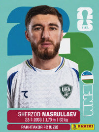 Sherzod Nasrullaev Uzbekistán (UZB4) - Sticker World Cup 2026