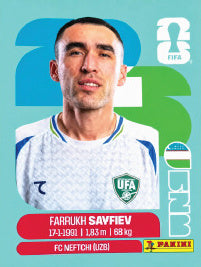 Farrukh Sayfiev Uzbekistán (UZB3) - Sticker World Cup 2026