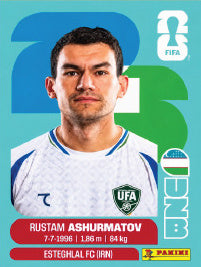 Rustam Ashurmatov Uzbekistán (UZB7) - Sticker World Cup 2026