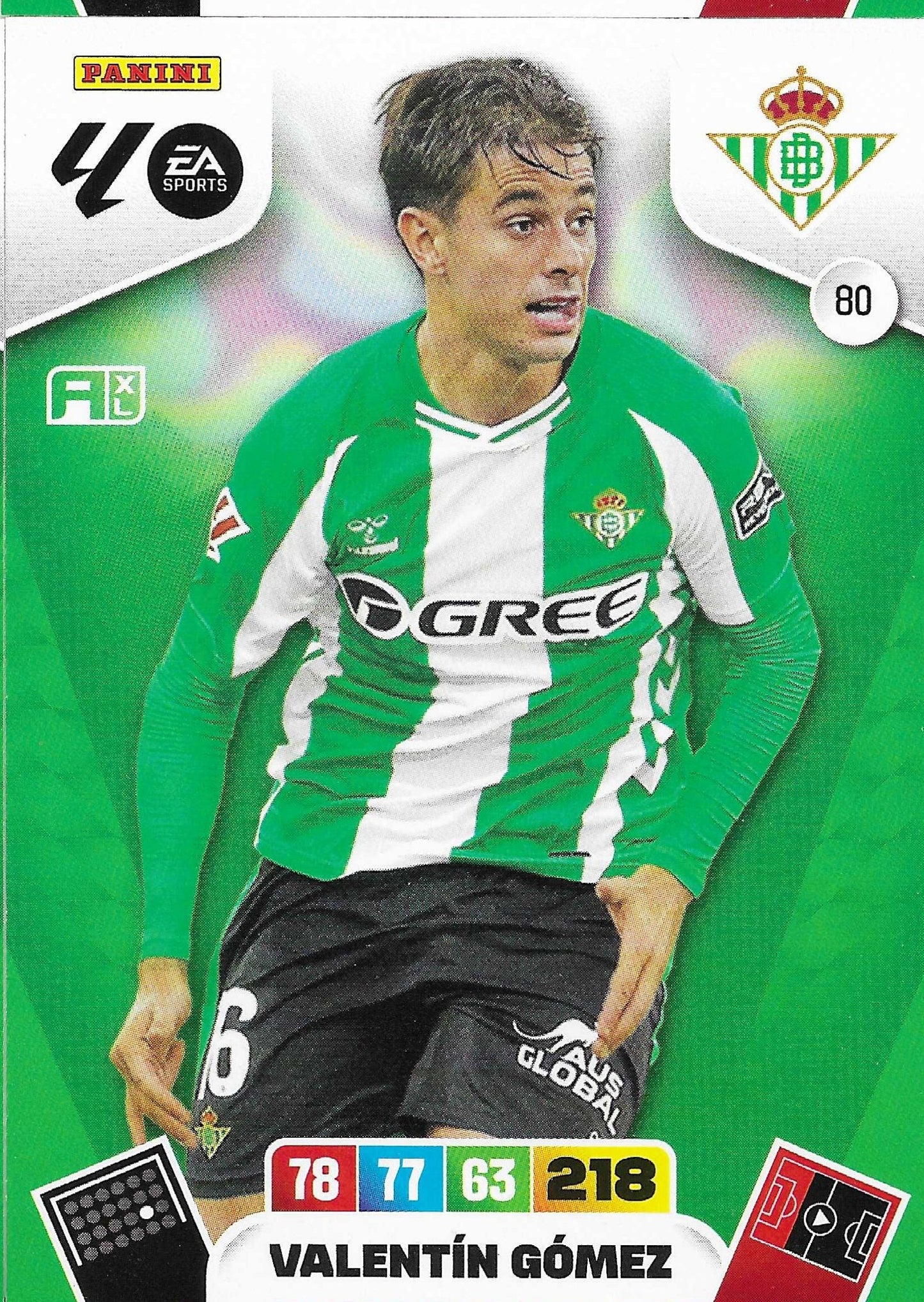 Valentín Gómez Básica (80) - Adrenalyn XL LaLiga 2025/2026