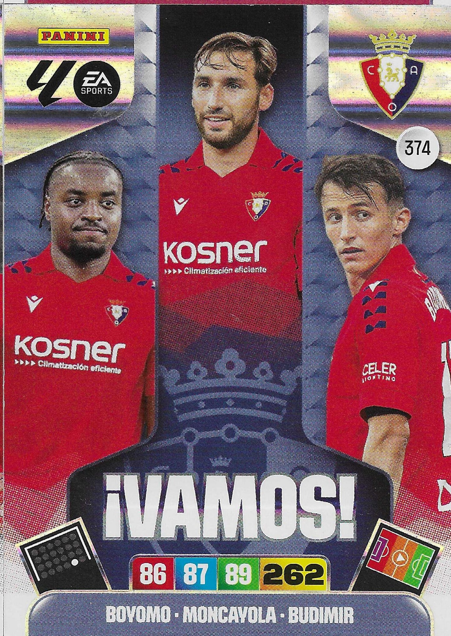 Osasuna Vamos (374) - Adrenalyn XL LaLiga 2025/2026