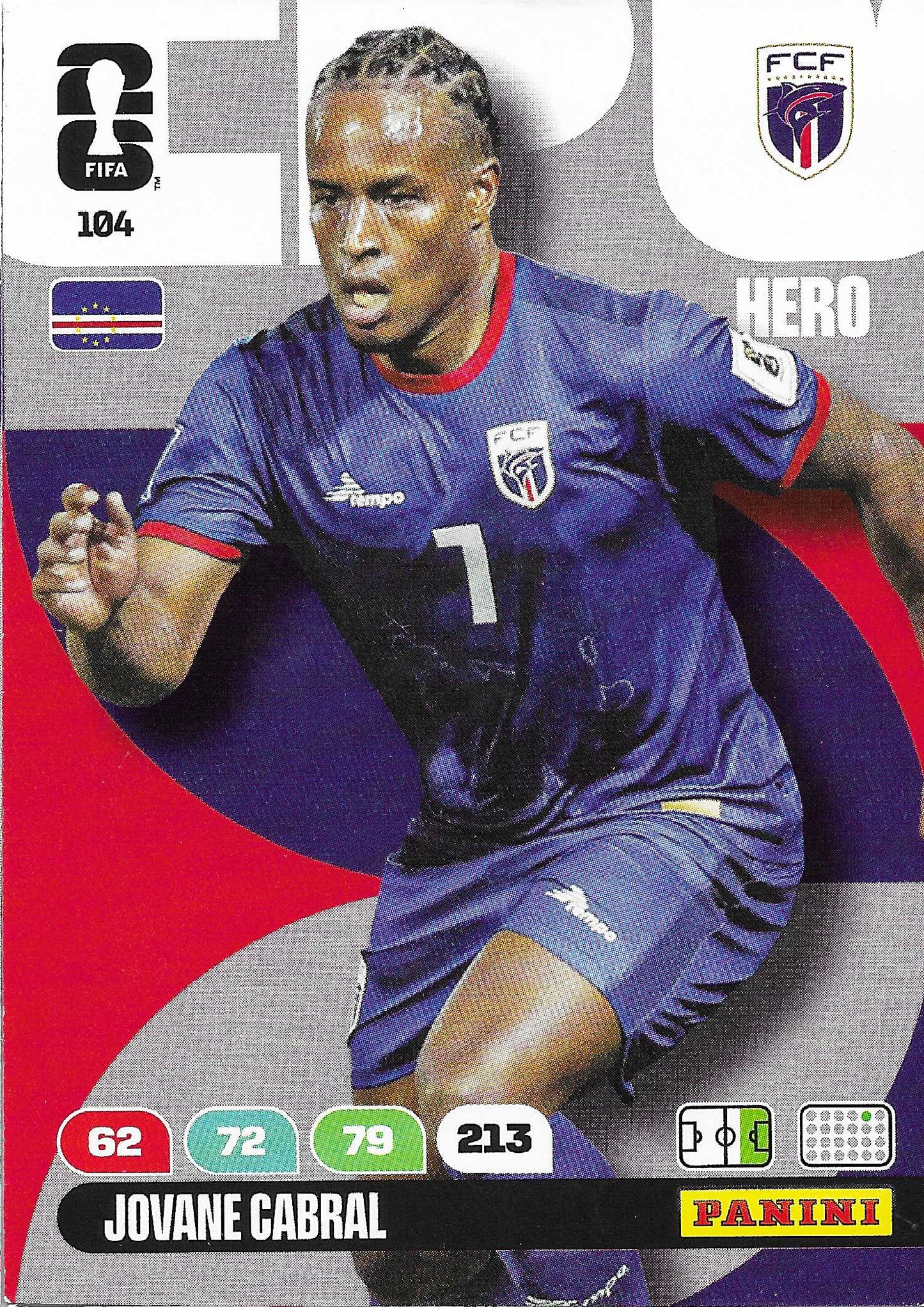 Jovane Cabral Básica (104) - Adrenalyn XL World Cup 2026