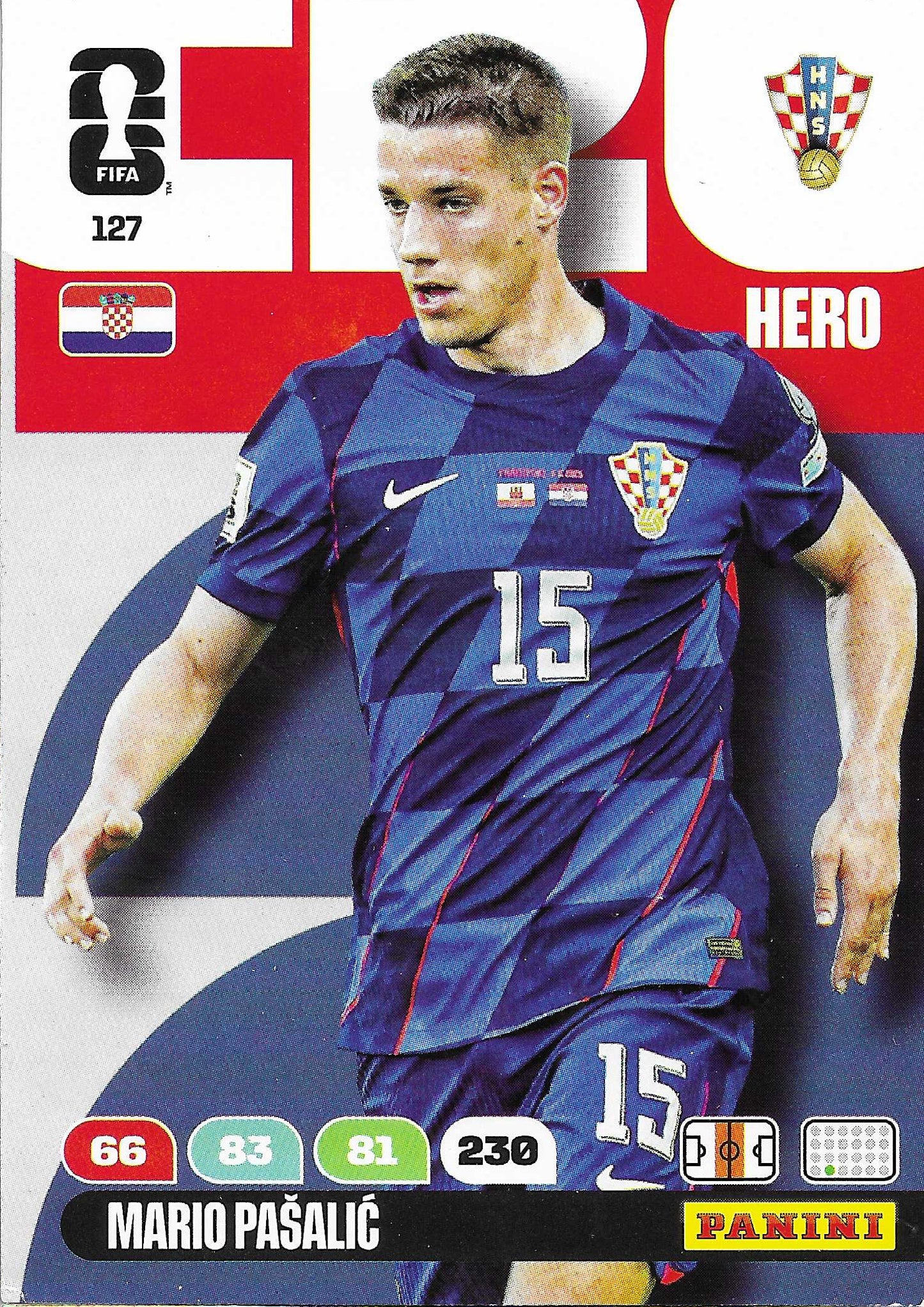 Mario Pasalic Básica (127) - Adrenalyn XL World Cup 2026