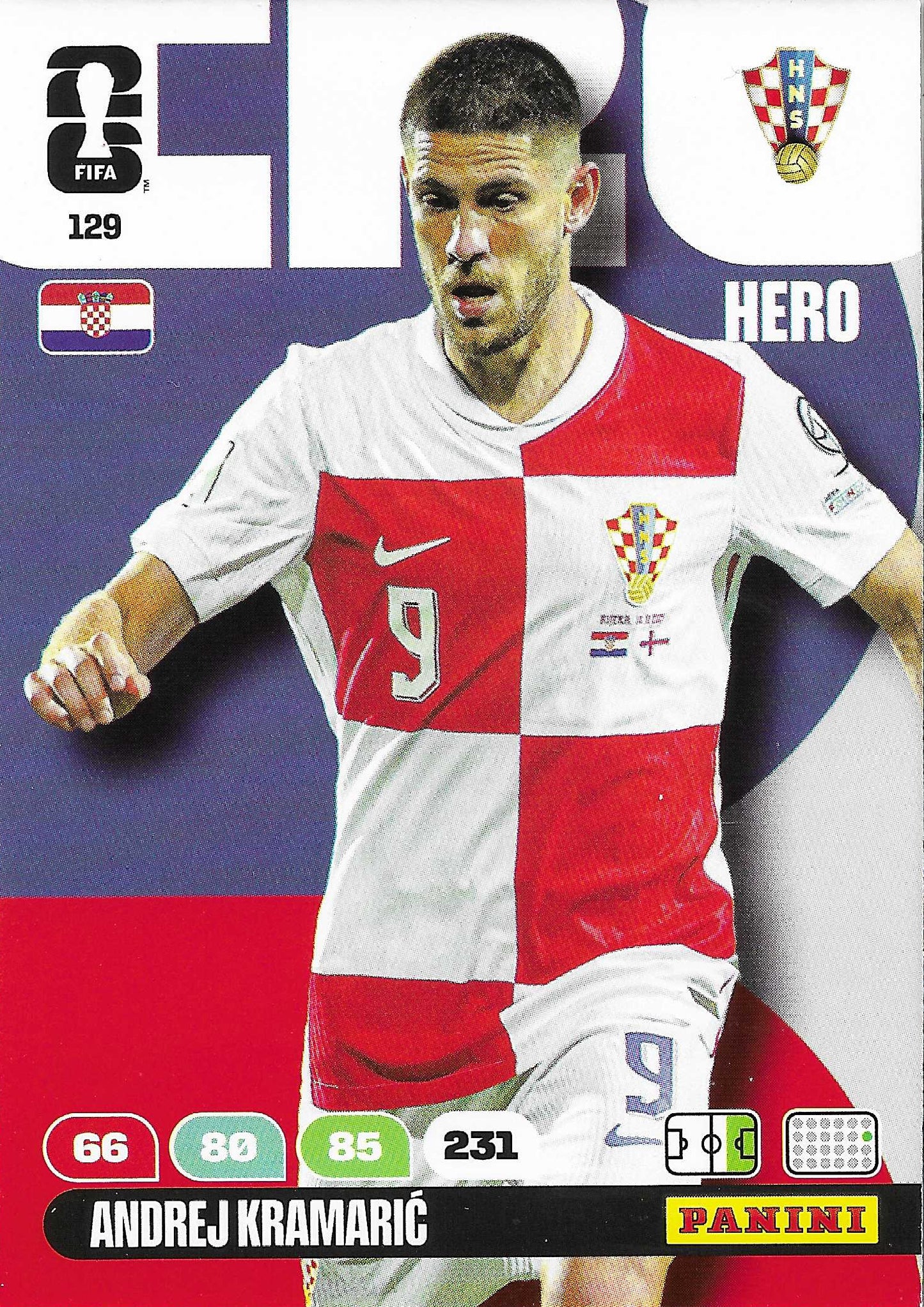 Andrej Kramaric Básica (129) - Adrenalyn XL World Cup 2026