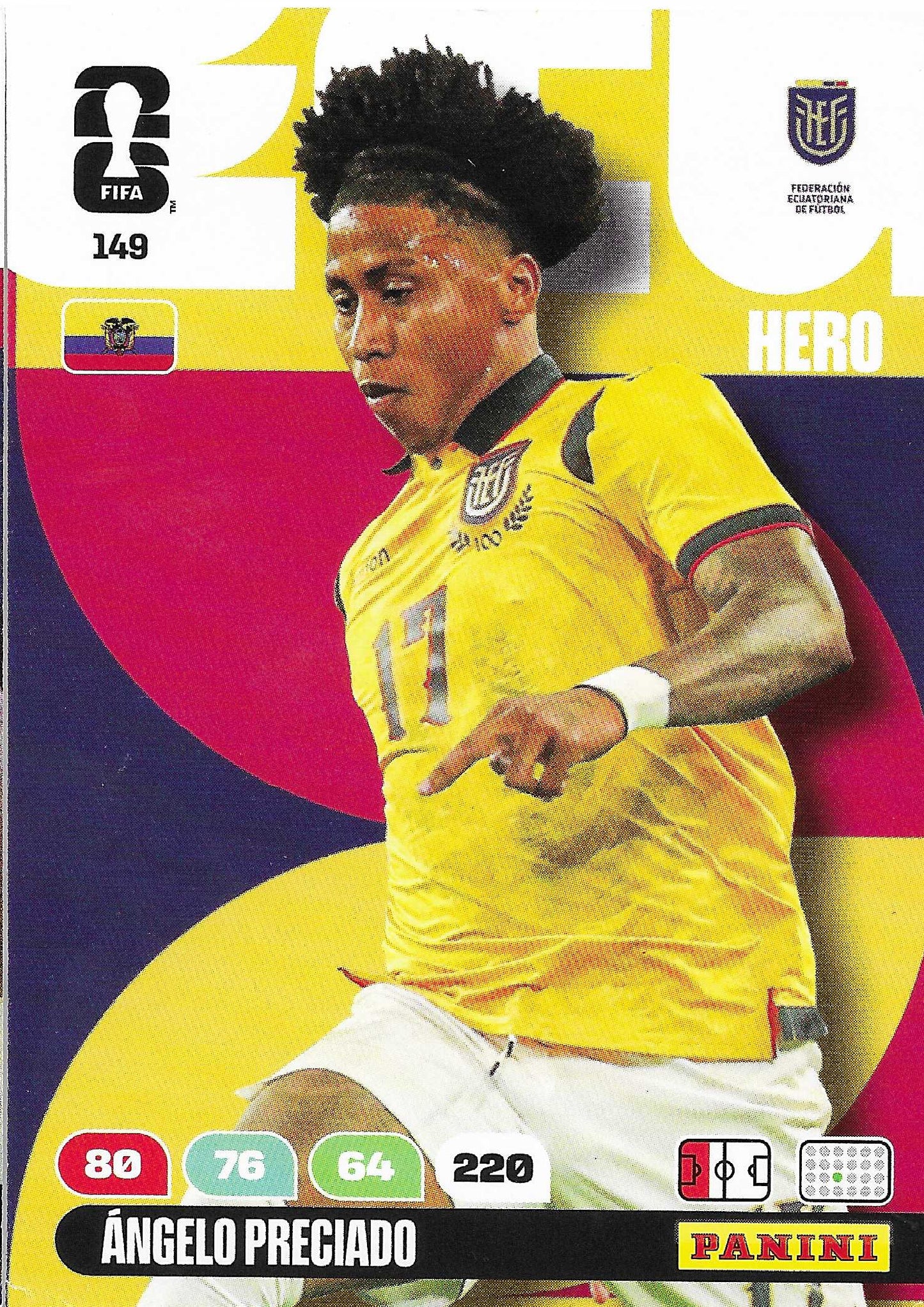 Ángelo Preciado Básica (149) - Adrenalyn XL World Cup 2026
