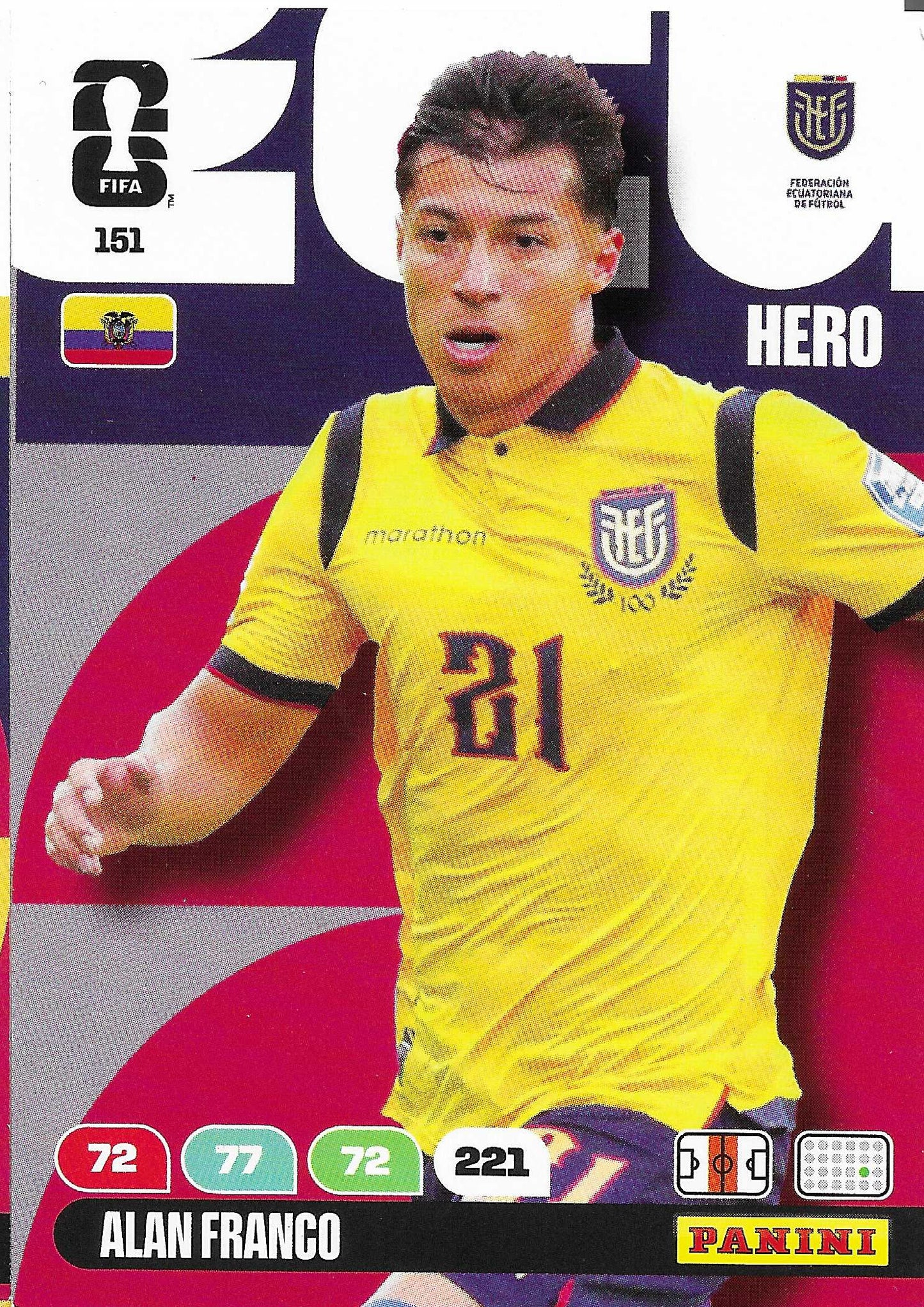 Alan Franco Básica (151) - Adrenalyn XL World Cup 2026