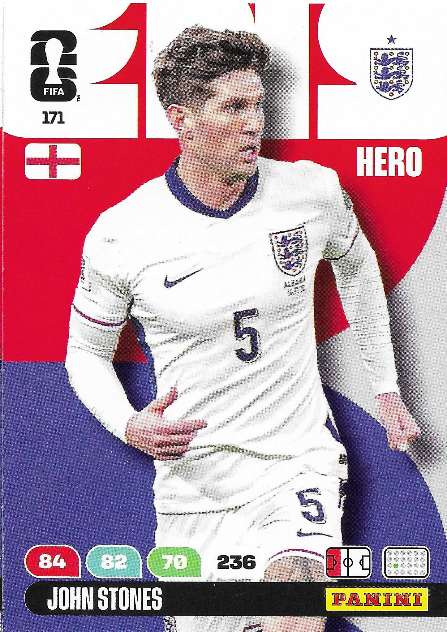John Stones Básica (171) - Adrenalyn XL World Cup 2026