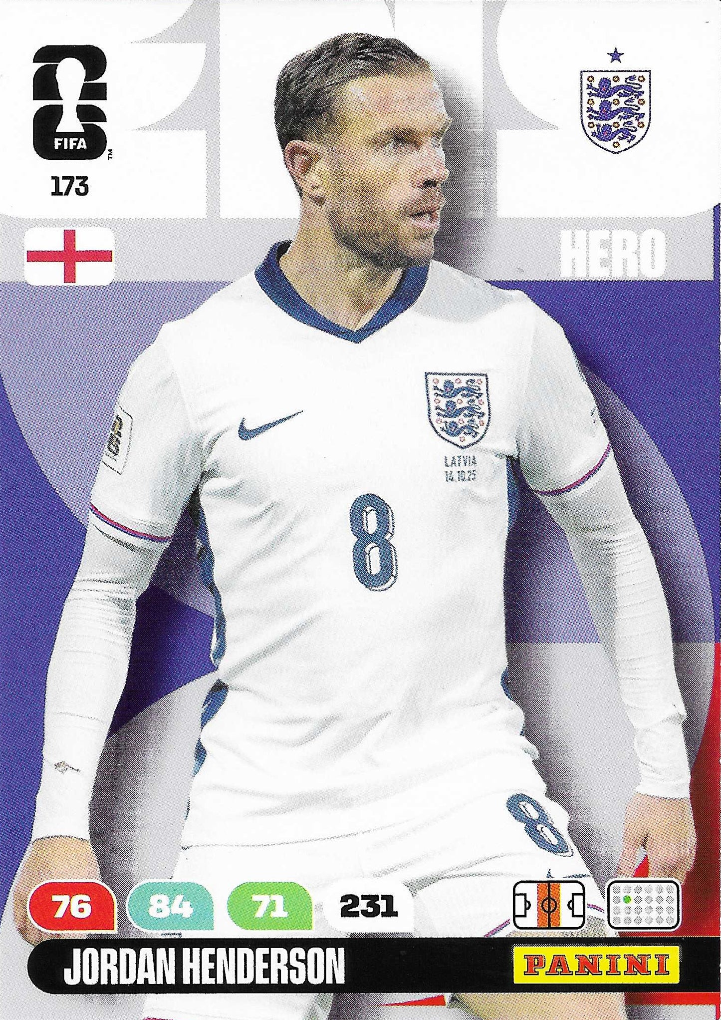 Jordan Henderson Básica (173) - Adrenalyn XL World Cup 2026
