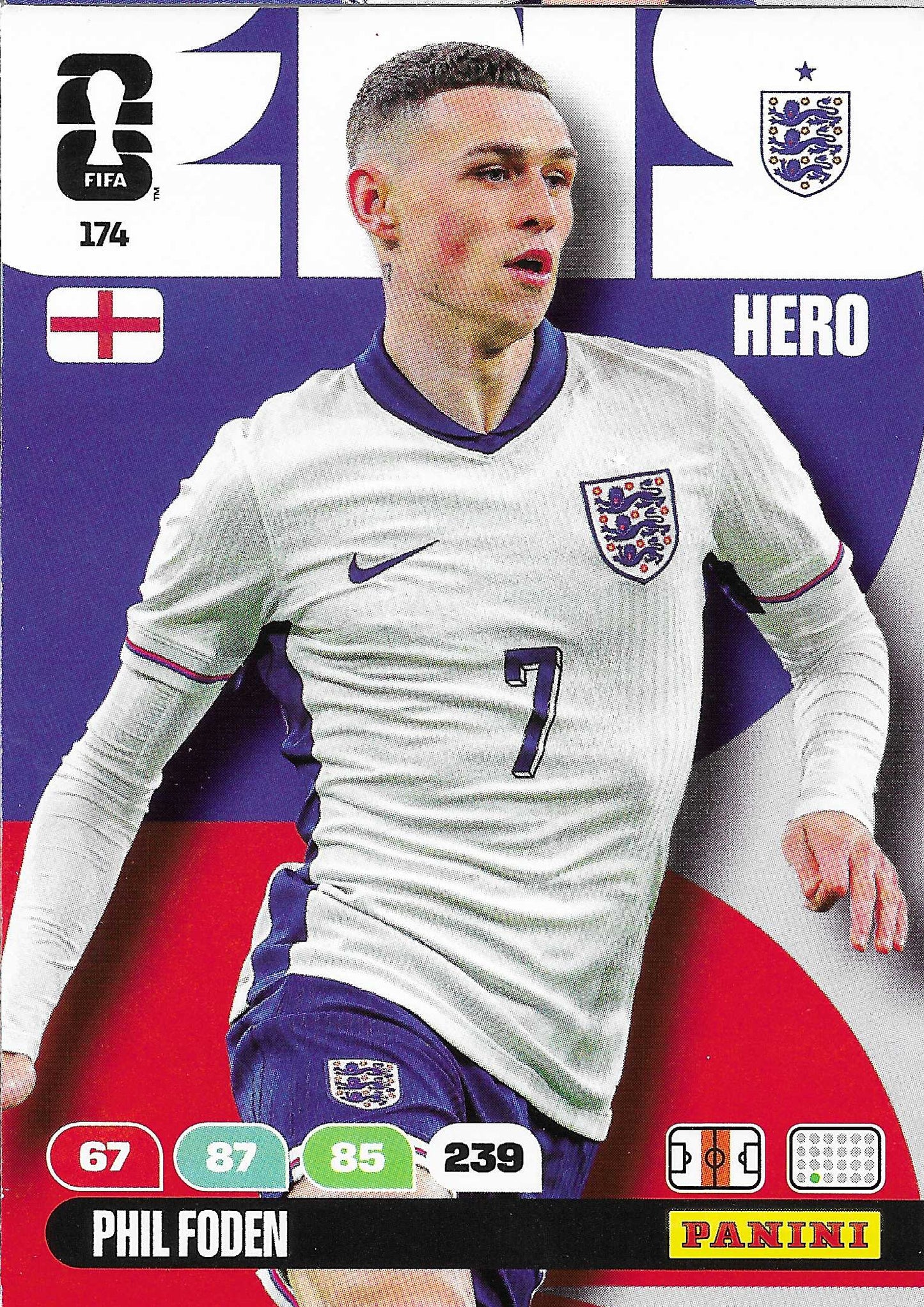 Phil Foden Básica (174) - Adrenalyn XL World Cup 2026