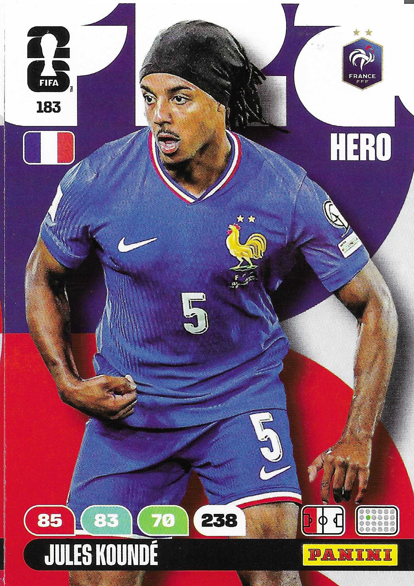 Jules Koundé Básica (183) - Adrenalyn XL World Cup 2026