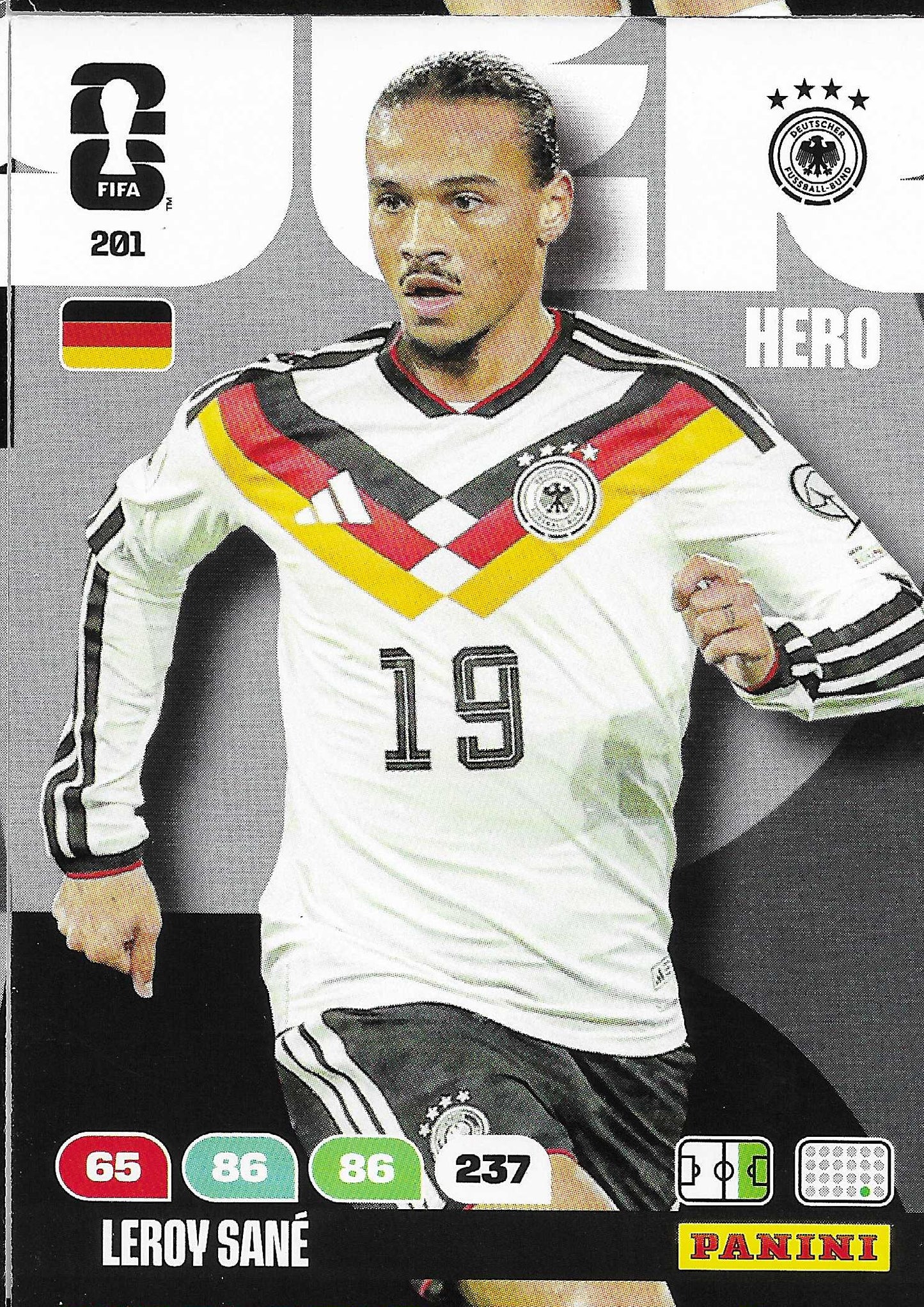 Leroy Sané Básica (201) - Adrenalyn XL World Cup 2026