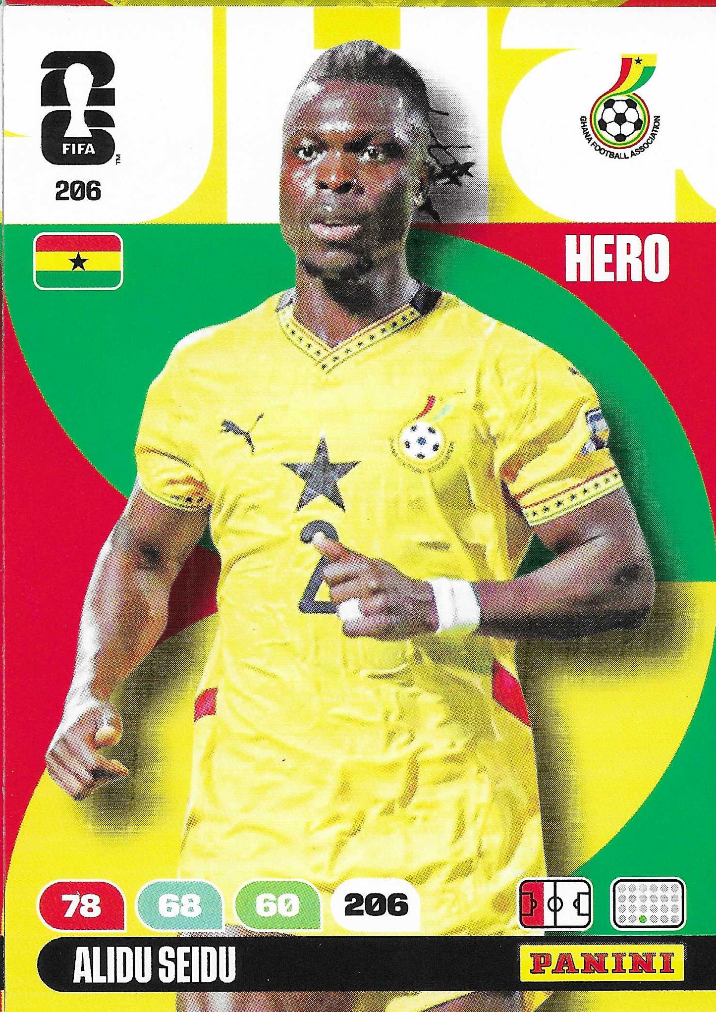 Alidu Seidu Básica (206) - Adrenalyn XL World Cup 2026