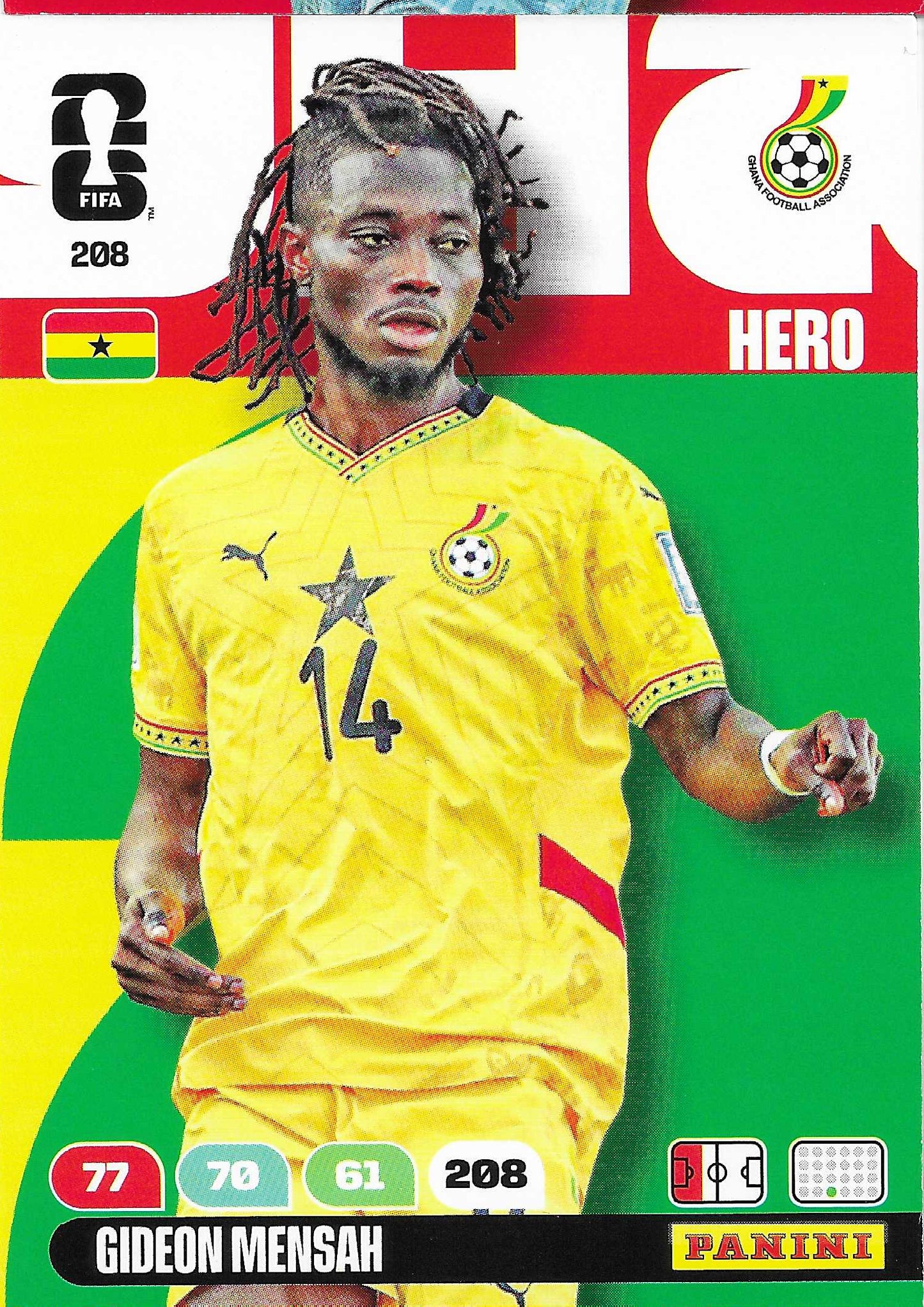 Gideon Mensah Básica (208) - Adrenalyn XL World Cup 2026