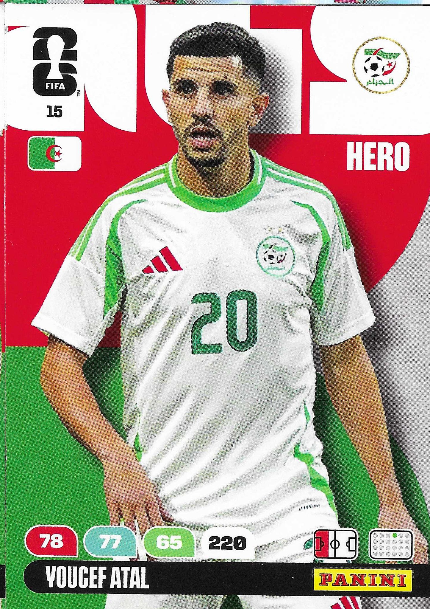 Youcef Atal Básica (15) - Adrenalyn XL World Cup 2026