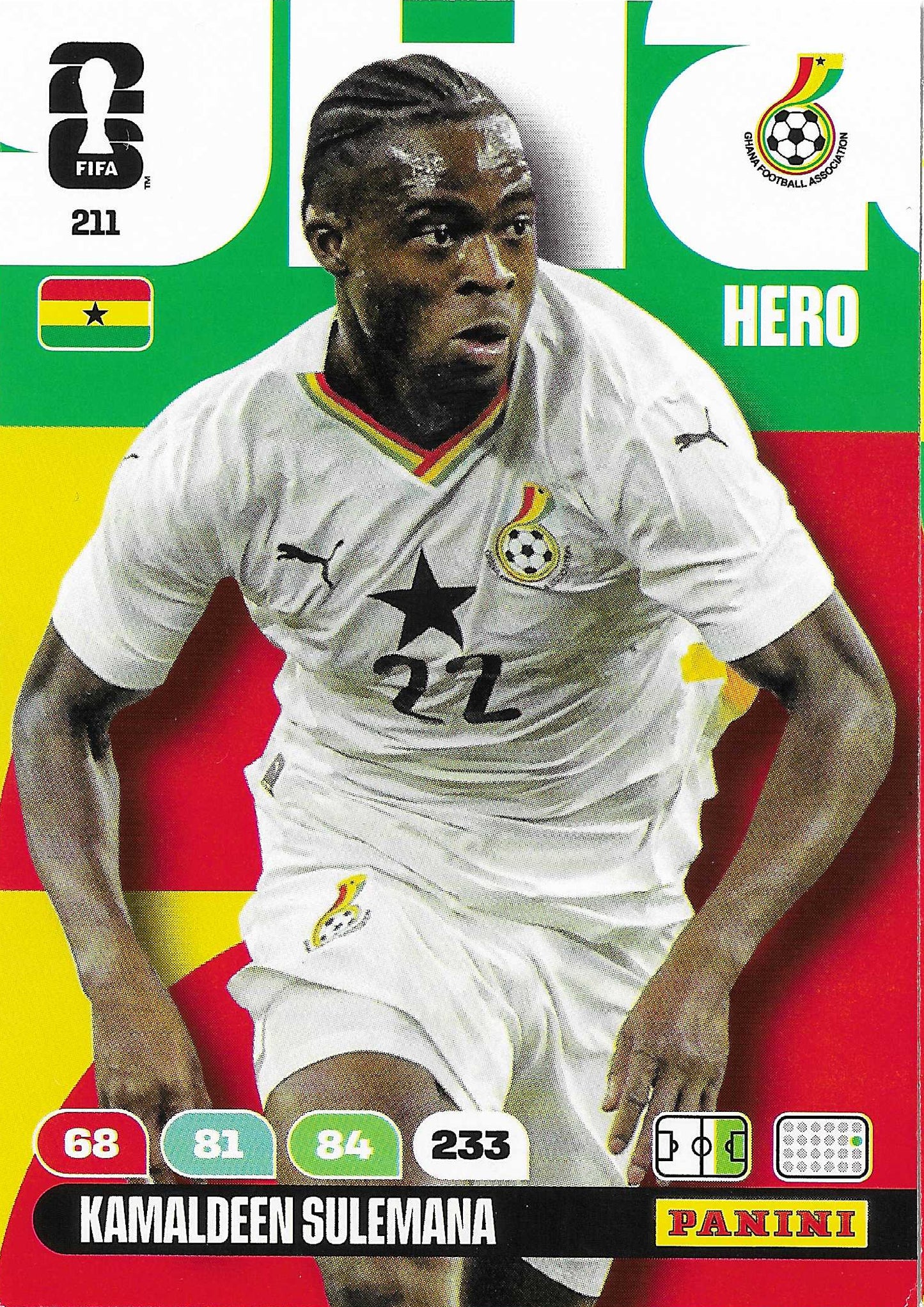 Kamaldeen Sulemana Básica (211) - Adrenalyn XL World Cup 2026