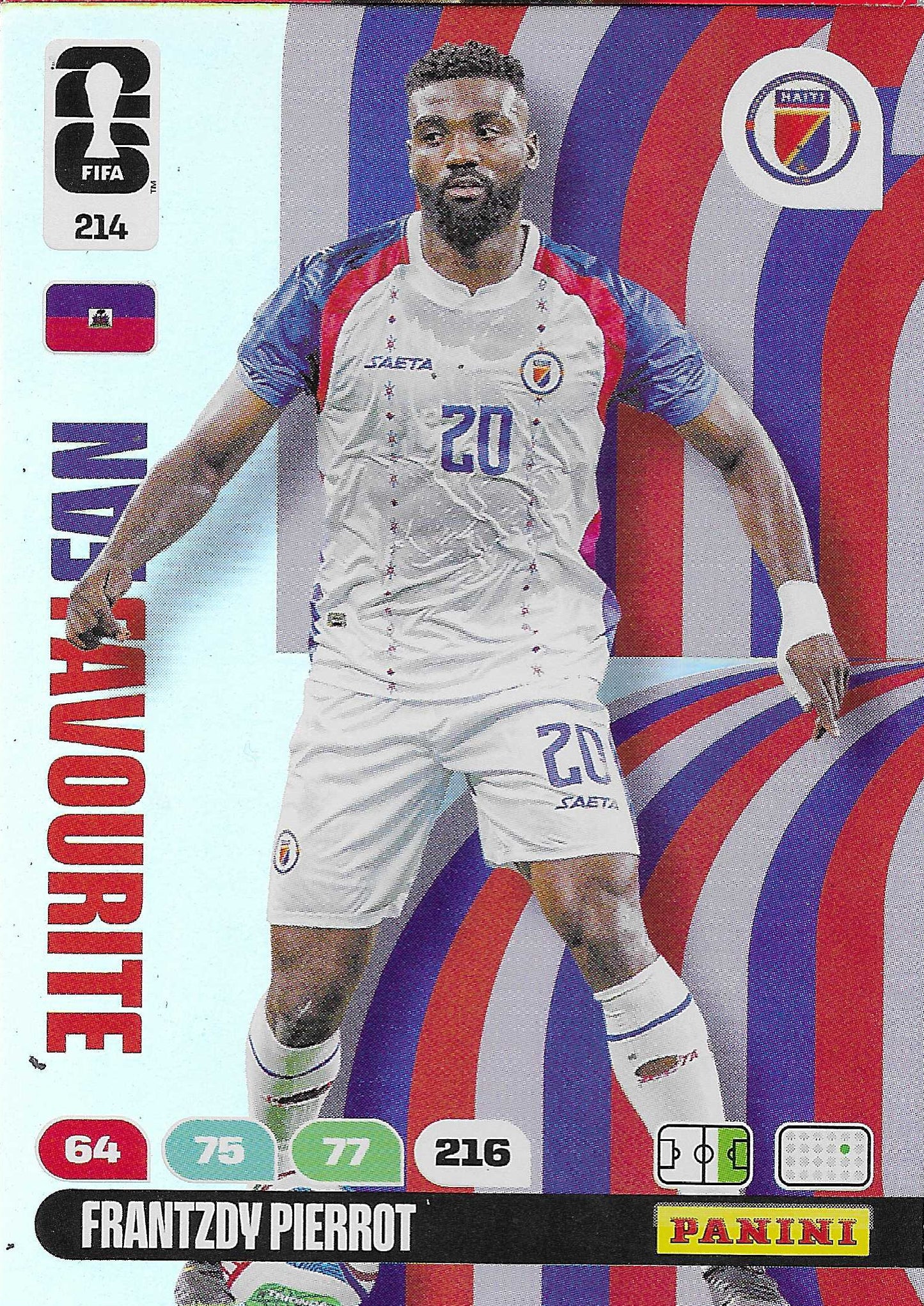 Frantzdy Pierrot Fan Favorite (214) - Adrenalyn XL World Cup 2026