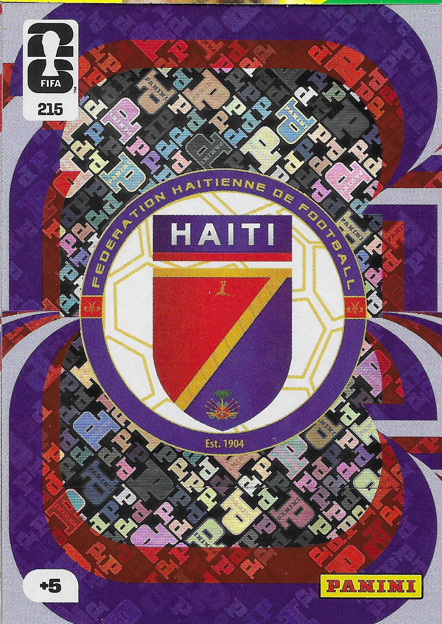 Escudo Haiti (215) - Adrenalyn XL World Cup 2026