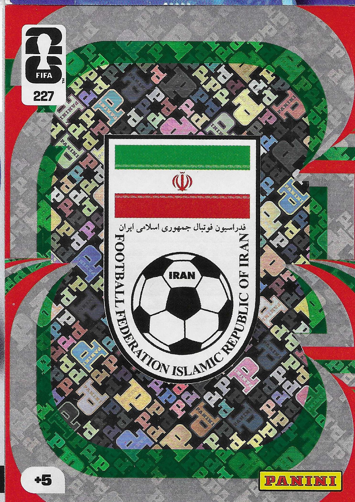 Escudo Irán (227) - Adrenalyn XL World Cup 2026