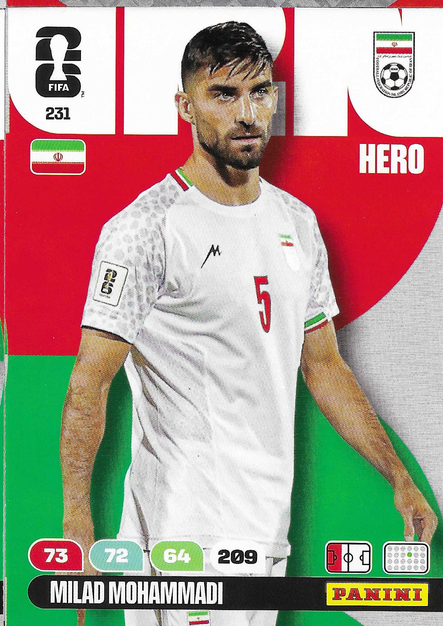 Milad Mohammadi Básica (231) - Adrenalyn XL World Cup 2026