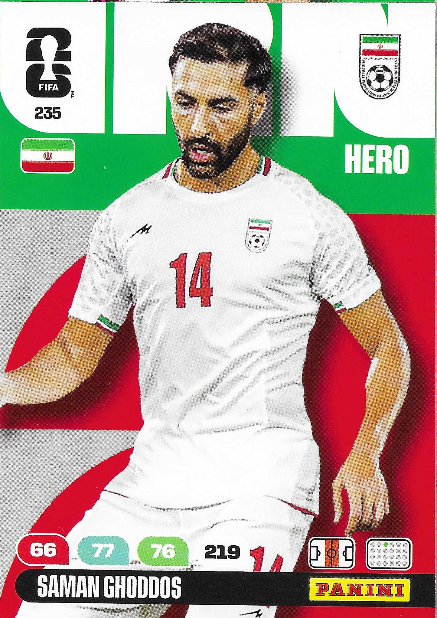 Saman Ghoddos Básica (235) - Adrenalyn XL World Cup 2026