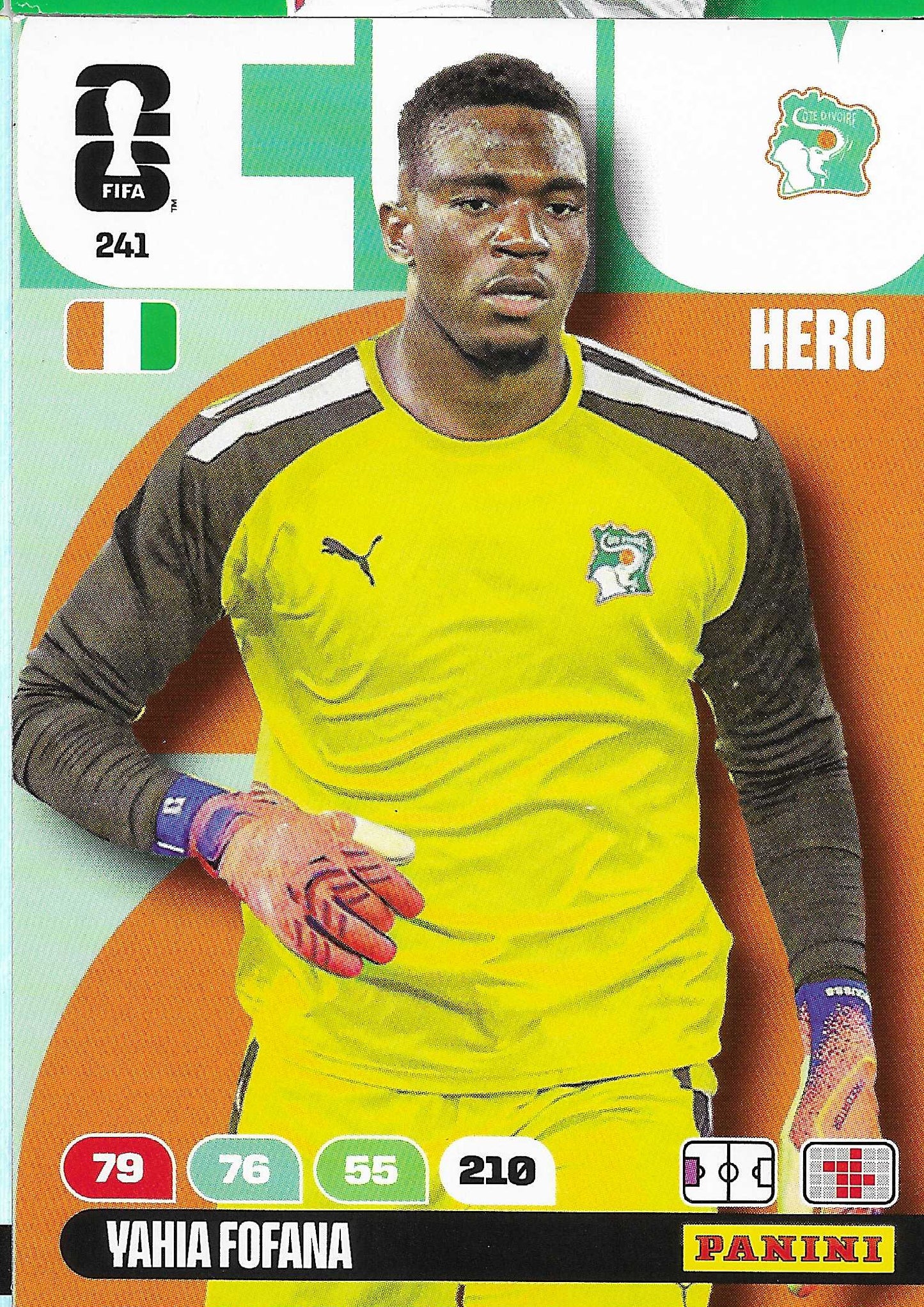 Yahia Fofana Básica (241) - Adrenalyn XL World Cup 2026