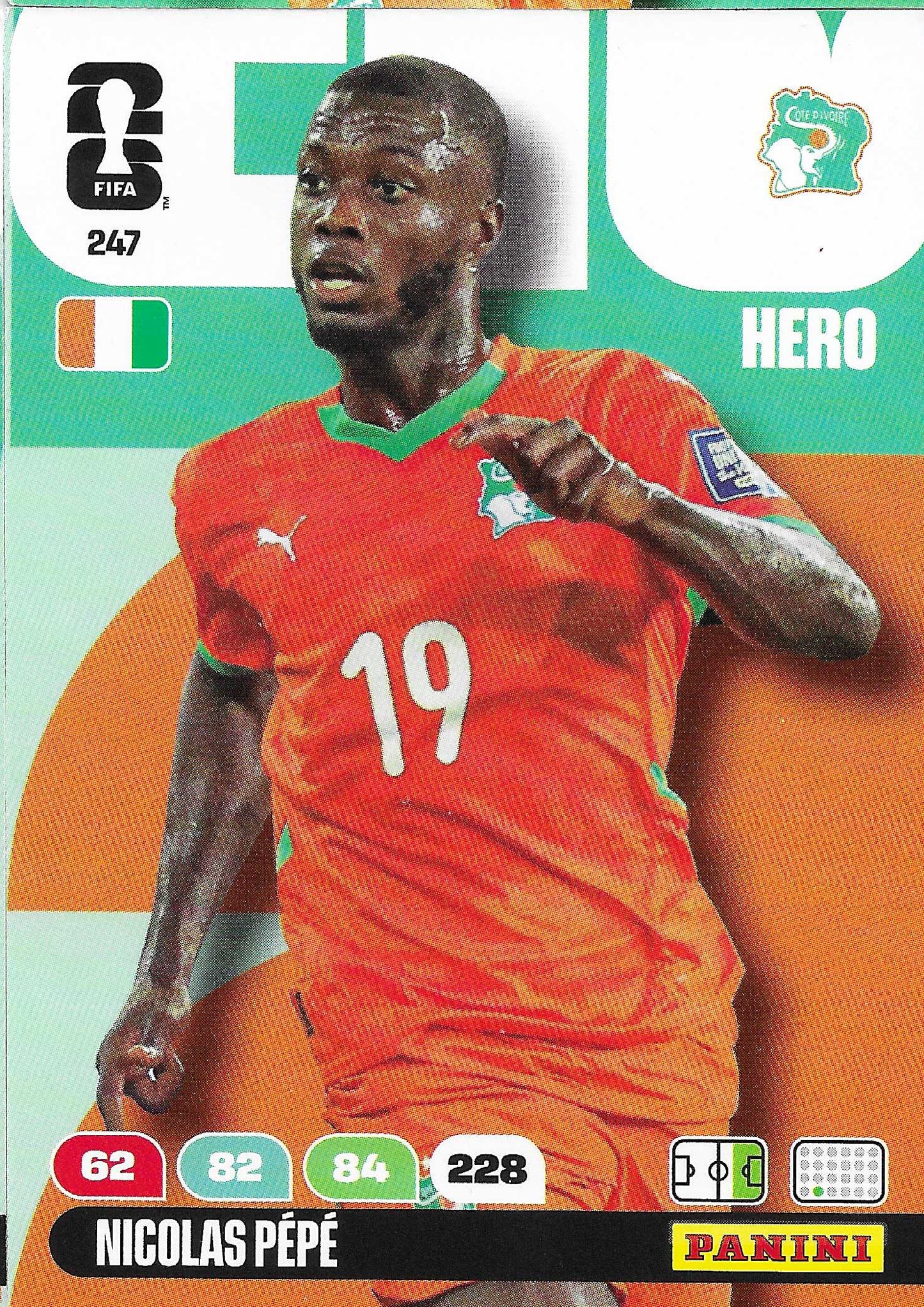 Nicolas Pépé Básica (247) - Adrenalyn XL World Cup 2026