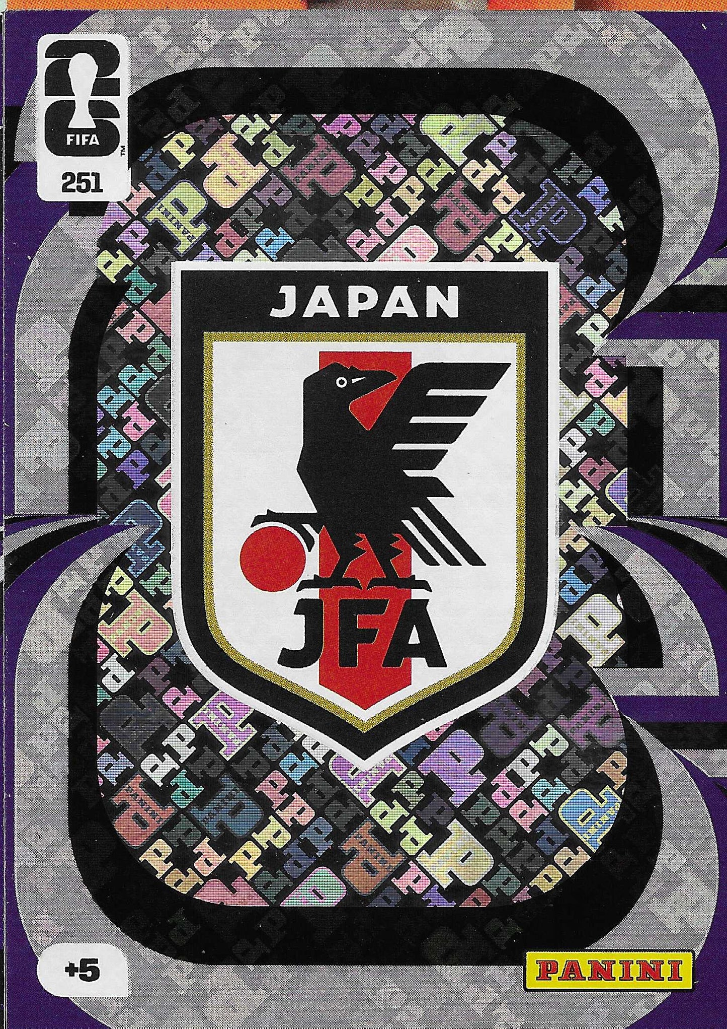 Escudo Japón (251) - Adrenalyn XL World Cup 2026