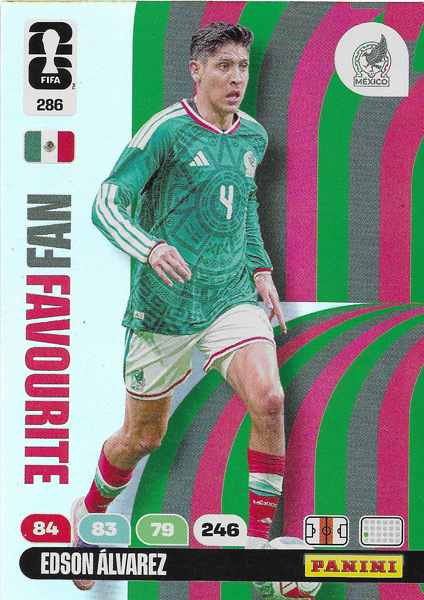 Edson Álvarez Fan Favorite (286) - Adrenalyn XL World Cup 2026