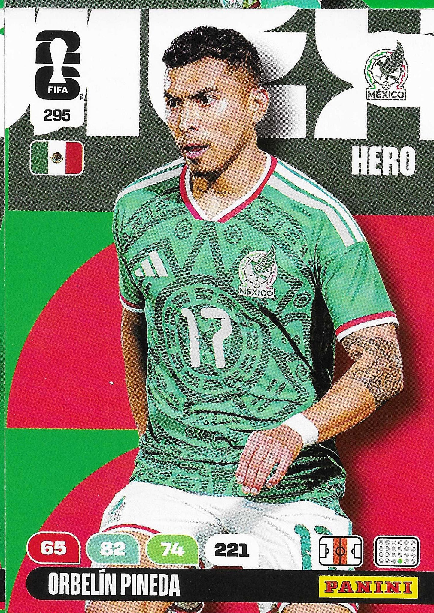 Orbelín Pineda Básica (295) - Adrenalyn XL World Cup 2026