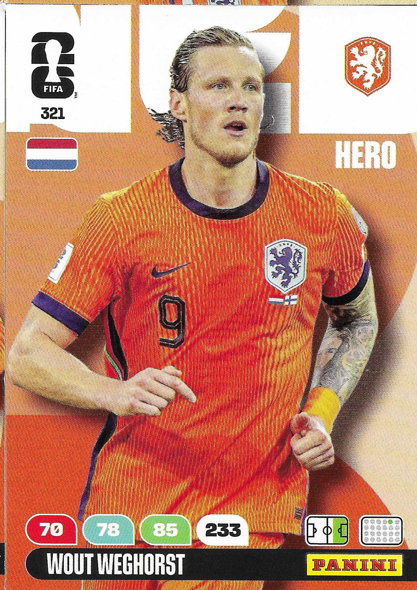 Wout Weghorst Básica (321) - Adrenalyn XL World Cup 2026