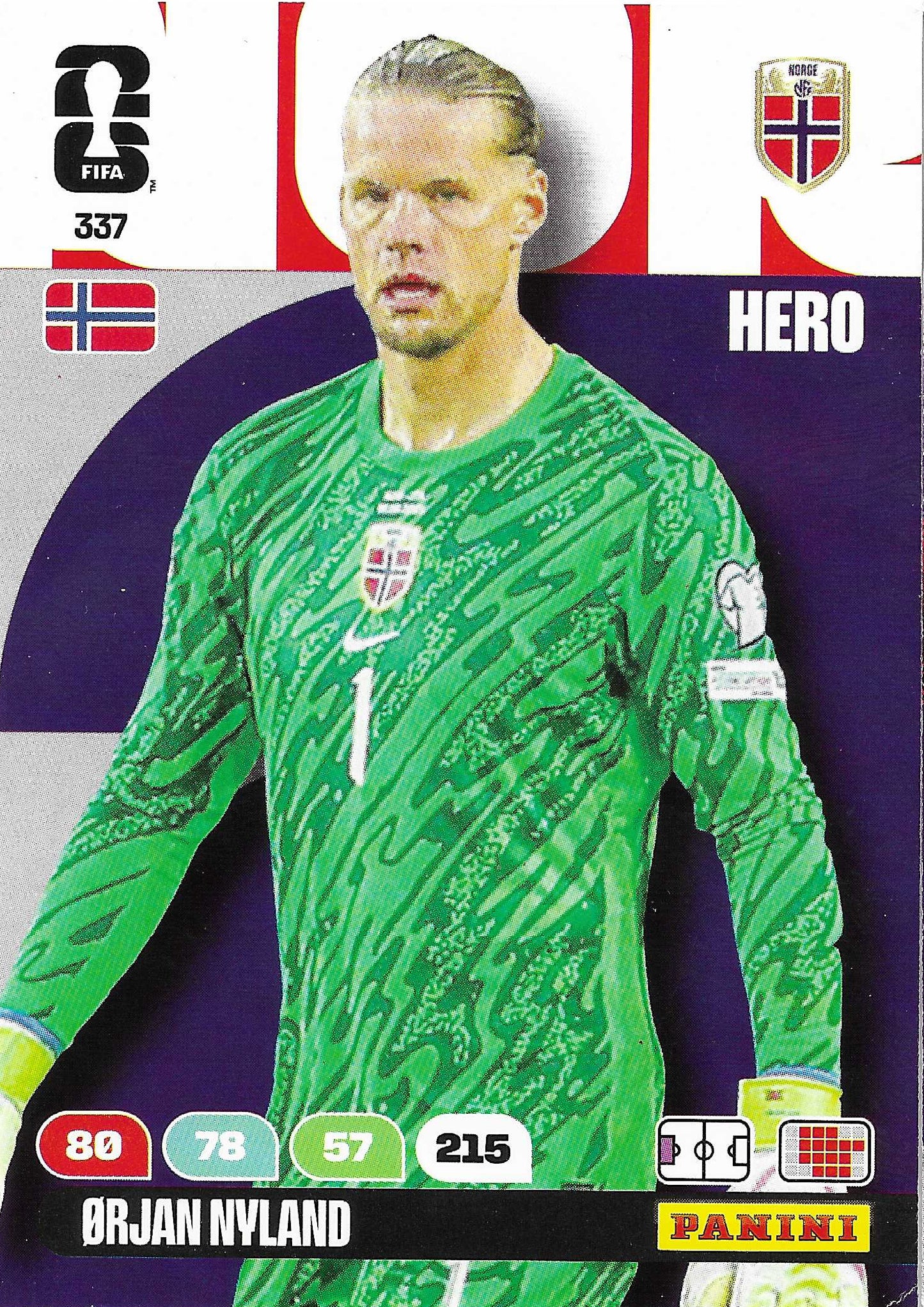 Orjan Nyland Básica (337) - Adrenalyn XL World Cup 2026