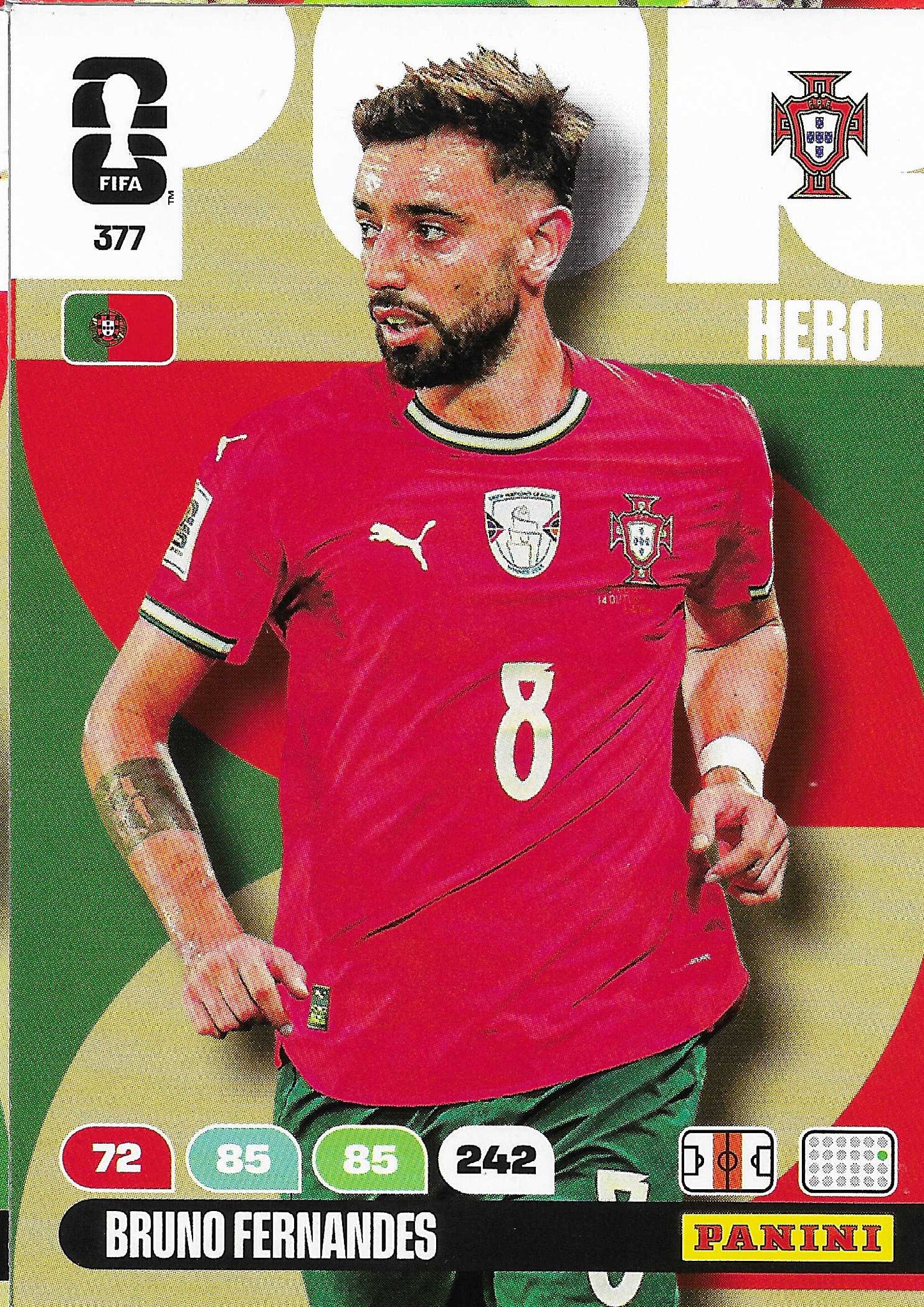 Bruno Fernandes Básica (377) - Adrenalyn XL World Cup 2026