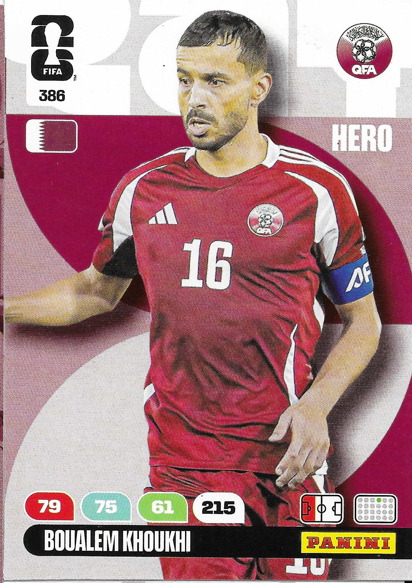Boualem Khoukhi Básica (386) - Adrenalyn XL World Cup 2026