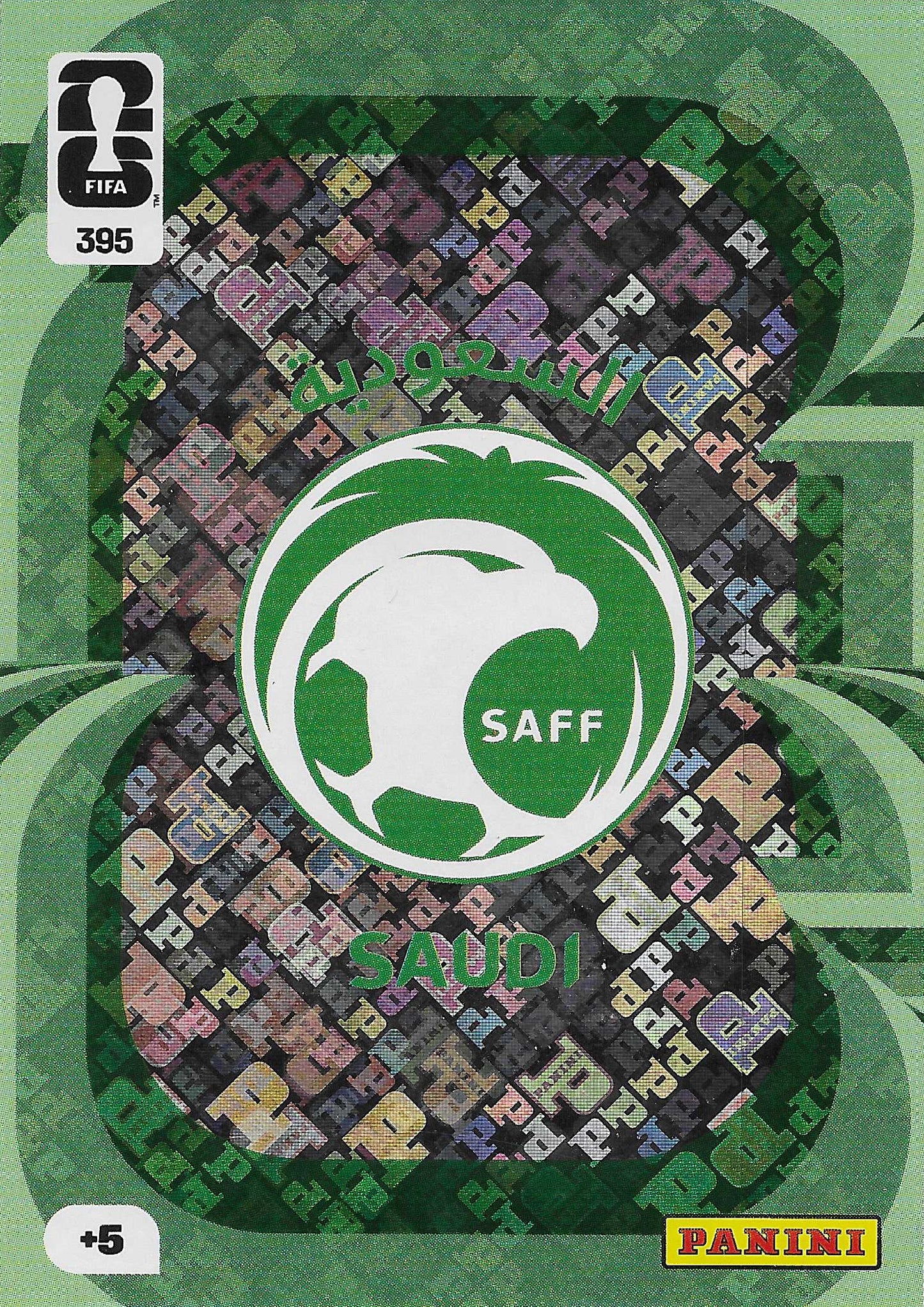 Escudo Arabia Saudí (395) - Adrenalyn XL World Cup 2026