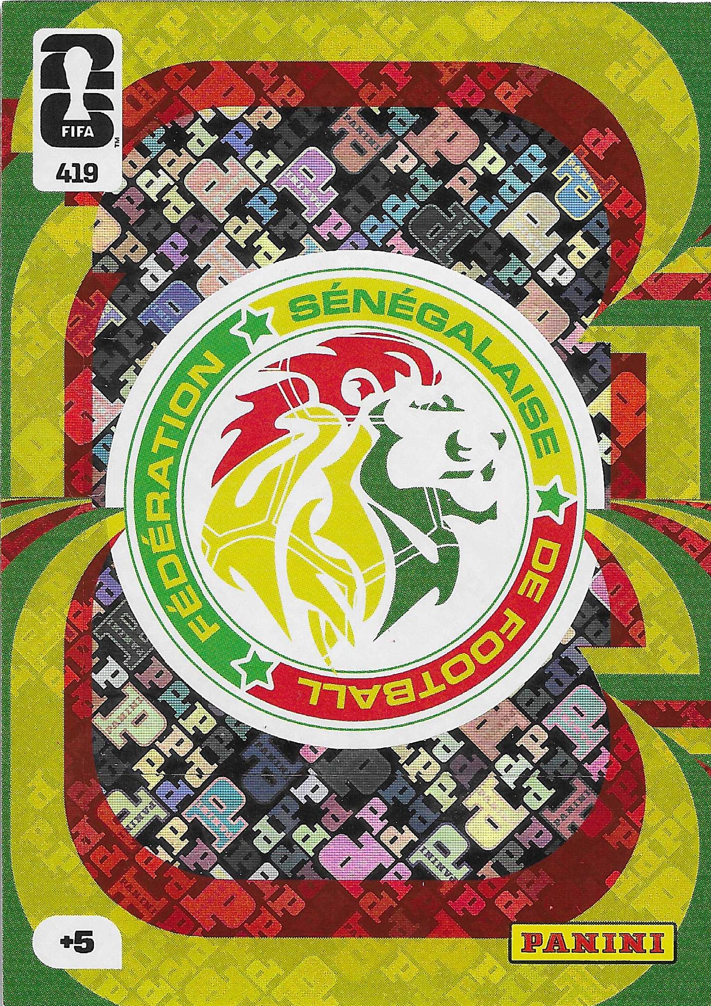 Escudo Senegal (419) - Adrenalyn XL World Cup 2026