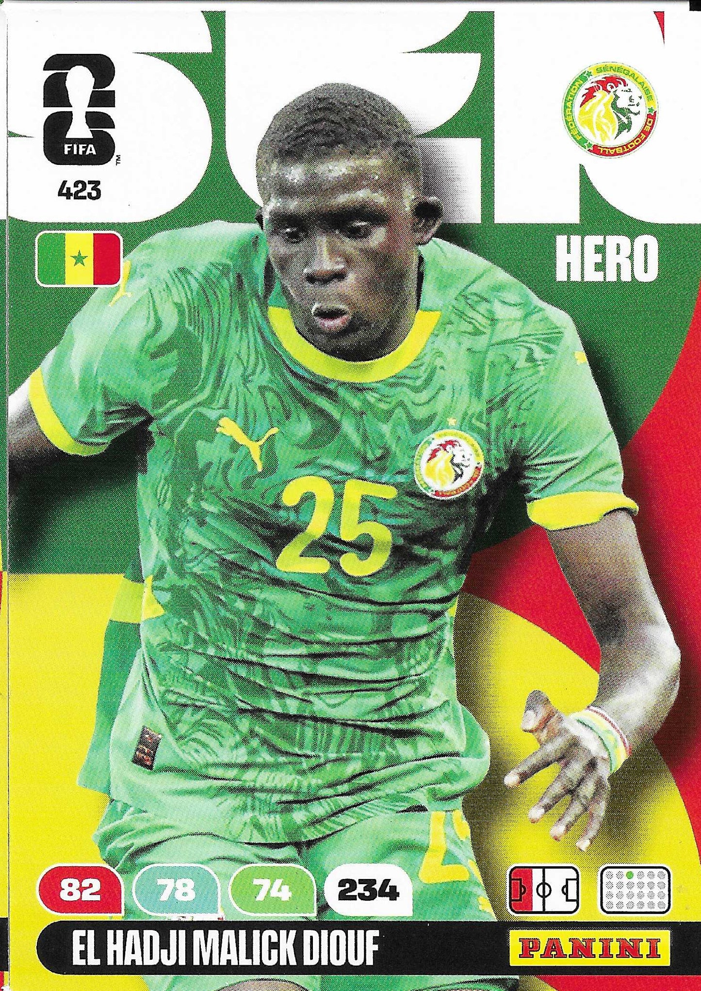 El Hadji Malick Diouf Básica (423) - Adrenalyn XL World Cup 2026