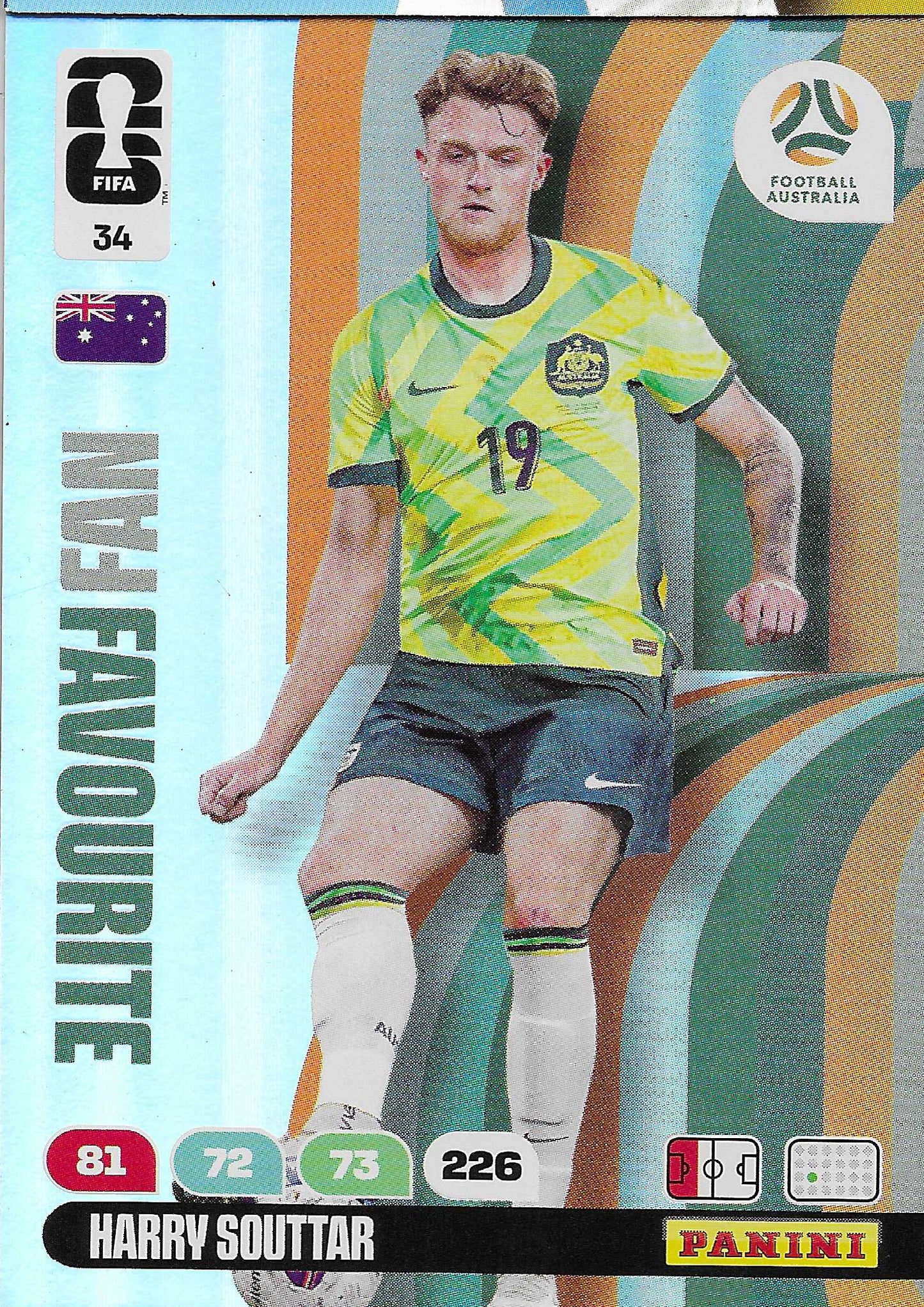Harry Souttar Fan Favorite (34) - Adrenalyn XL World Cup 2026