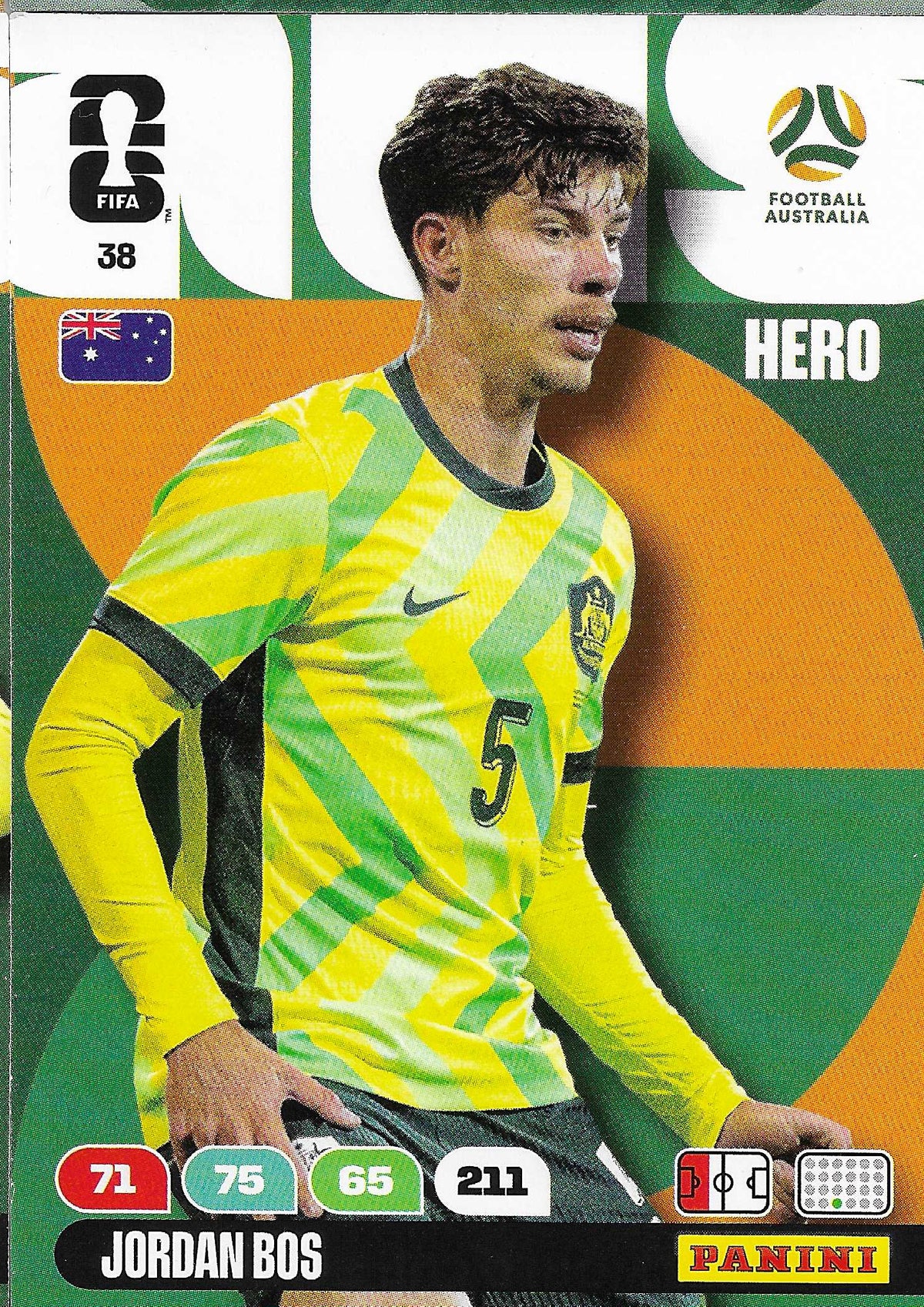 Jordan Bos Básica (38) - Adrenalyn XL World Cup 2026