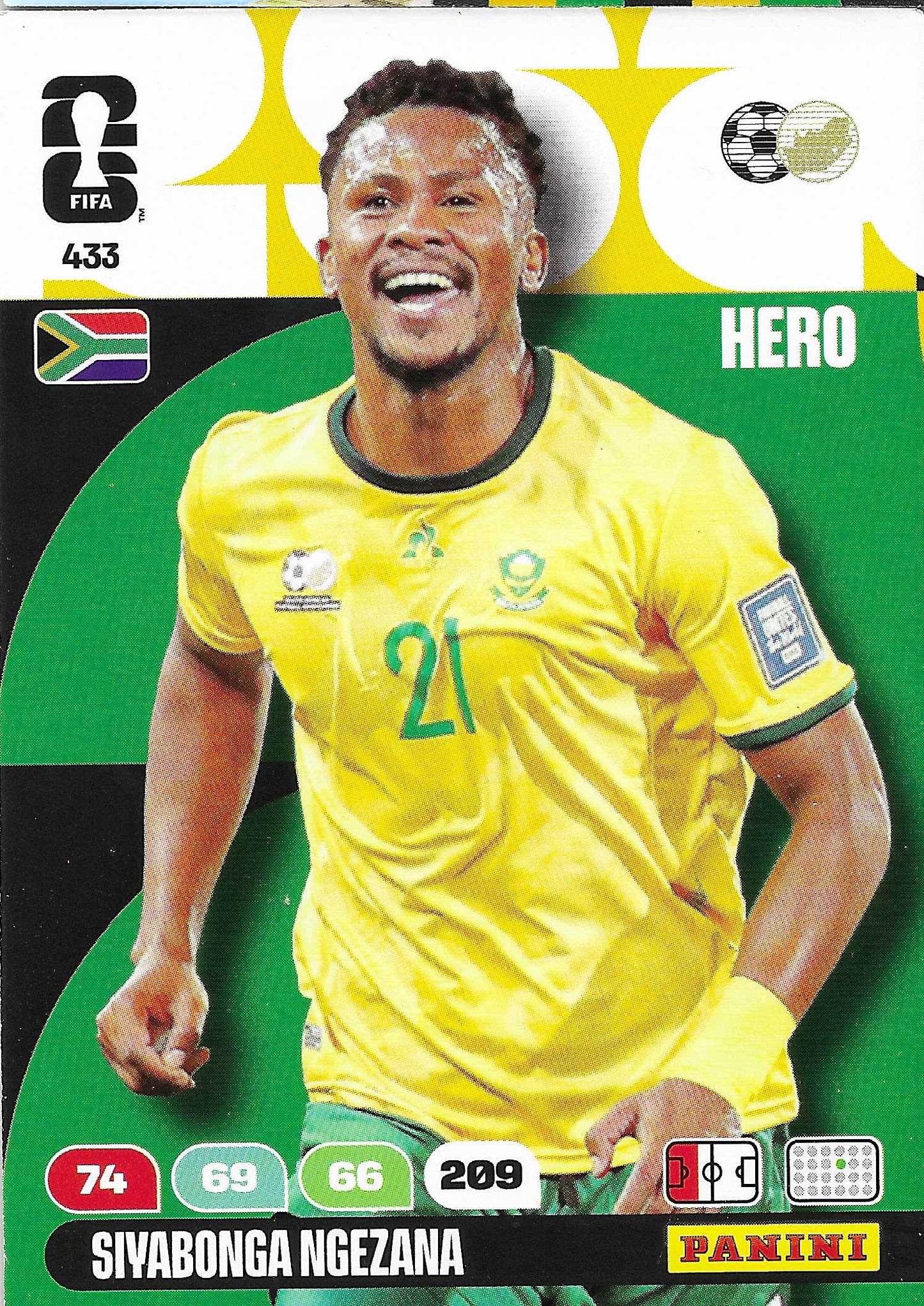 Siyabonga Ngezana Básica (433) - Adrenalyn XL World Cup 2026